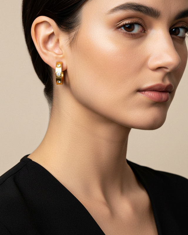 Liebes Diamant Ohrringe