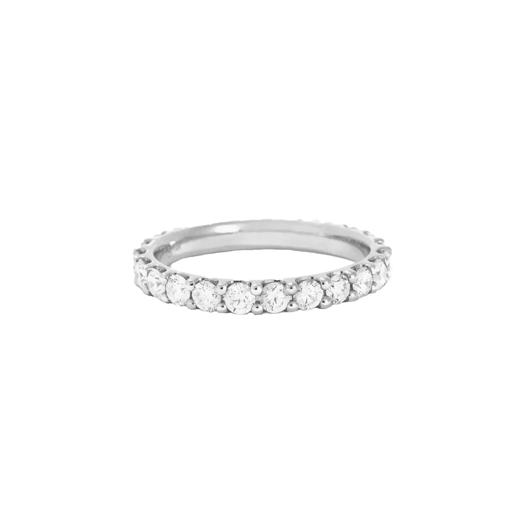 Amber Feline Ring - Diamant / Silber